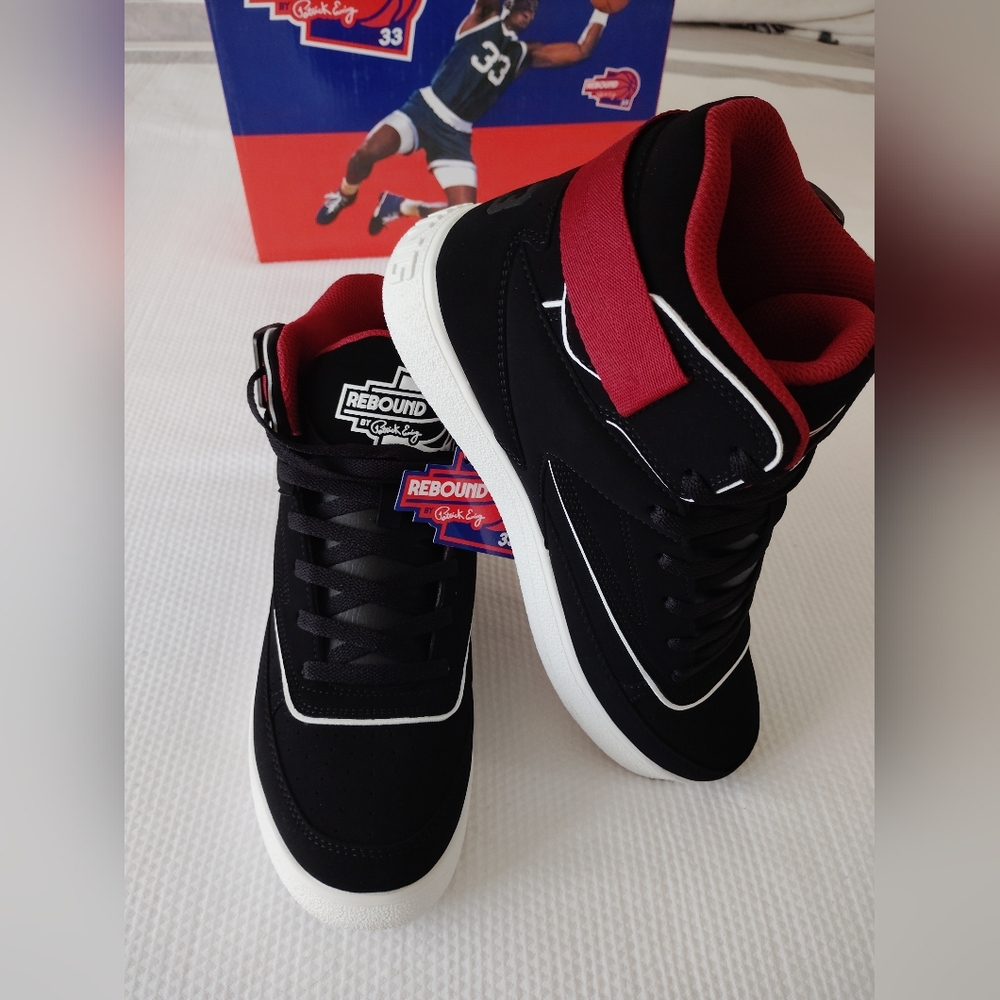 Patrick Ewing Mens Sneakers 33 Rebound Orion Black High Top Size's 8.5. .